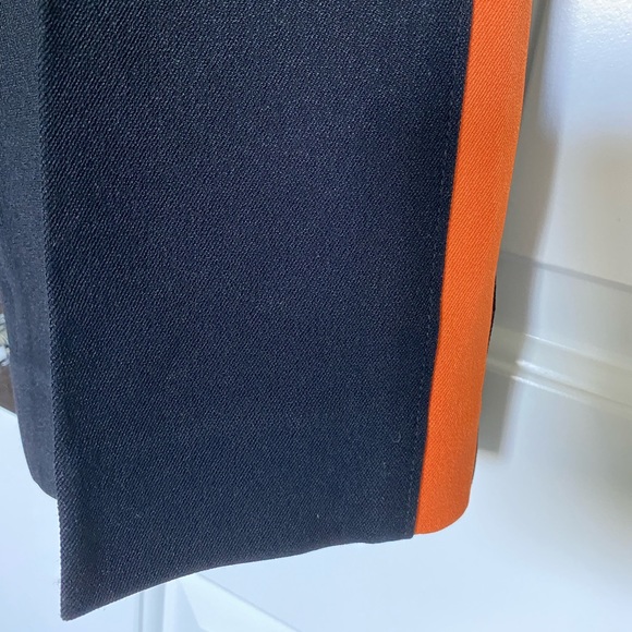 Made in Italy Black with Orange Stripe Tux Trouser - Picture 9 of 13
